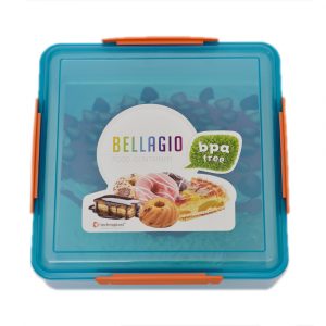 Blue School Lunch Box