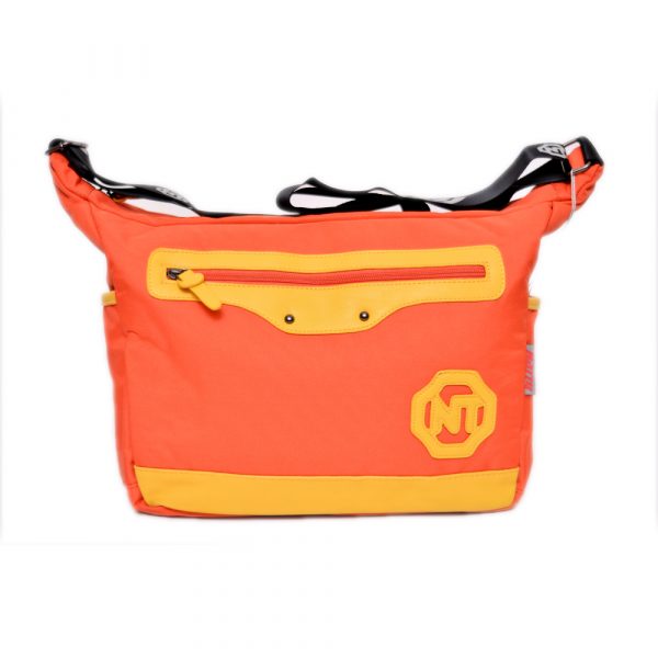 Orange School Shoulder Bag